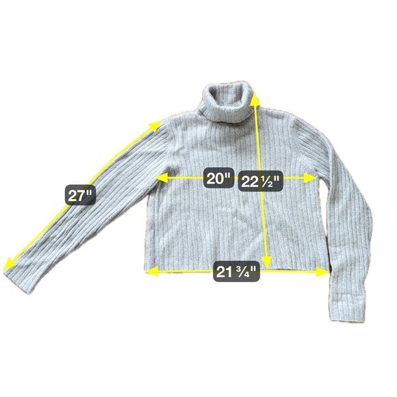 Sundance Beige Angora Blend Ribbed Turtle Neck Long Sleeve M Sweater MSRP $228 - Picture 6 of 6
